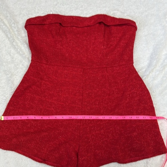 Altar'd State Red High Waist jumpsuit - Picture 6 of 10